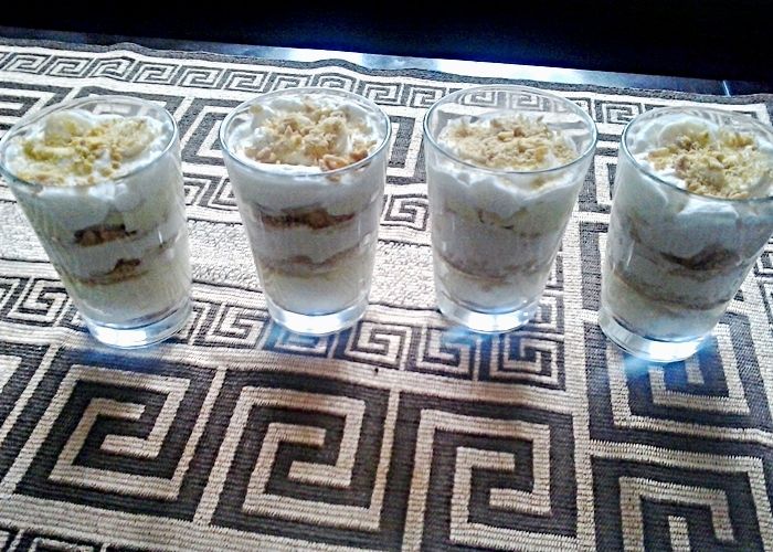 Deser bananowo - miodowo - budyniowy Deser bananowo - miodowo - budyniowy