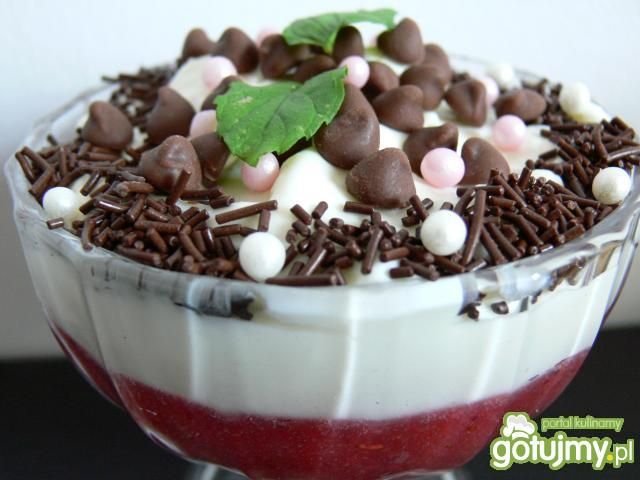 Deser biało- czerwony Deser biało- czerwony