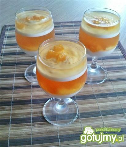 Deser brzoskwiniowo - pomarańczowy Deser brzoskwiniowo - pomarańczowy