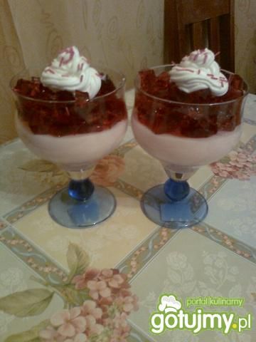 Deser budyniowo-galaretkowy Deser budyniowo-galaretkowy