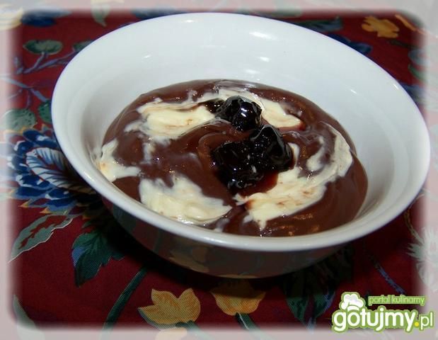 Deser budyniowy łaciaty Deser budyniowy łaciaty