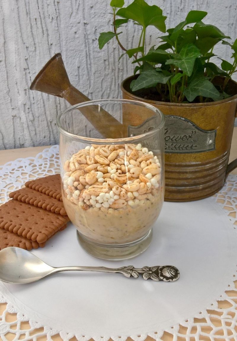 Deser chia z kawą zbożową