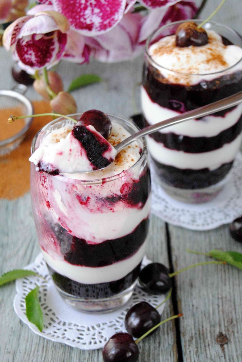 Deser czereśniowo- jogurtowy Deser czereśniowo- jogurtowy