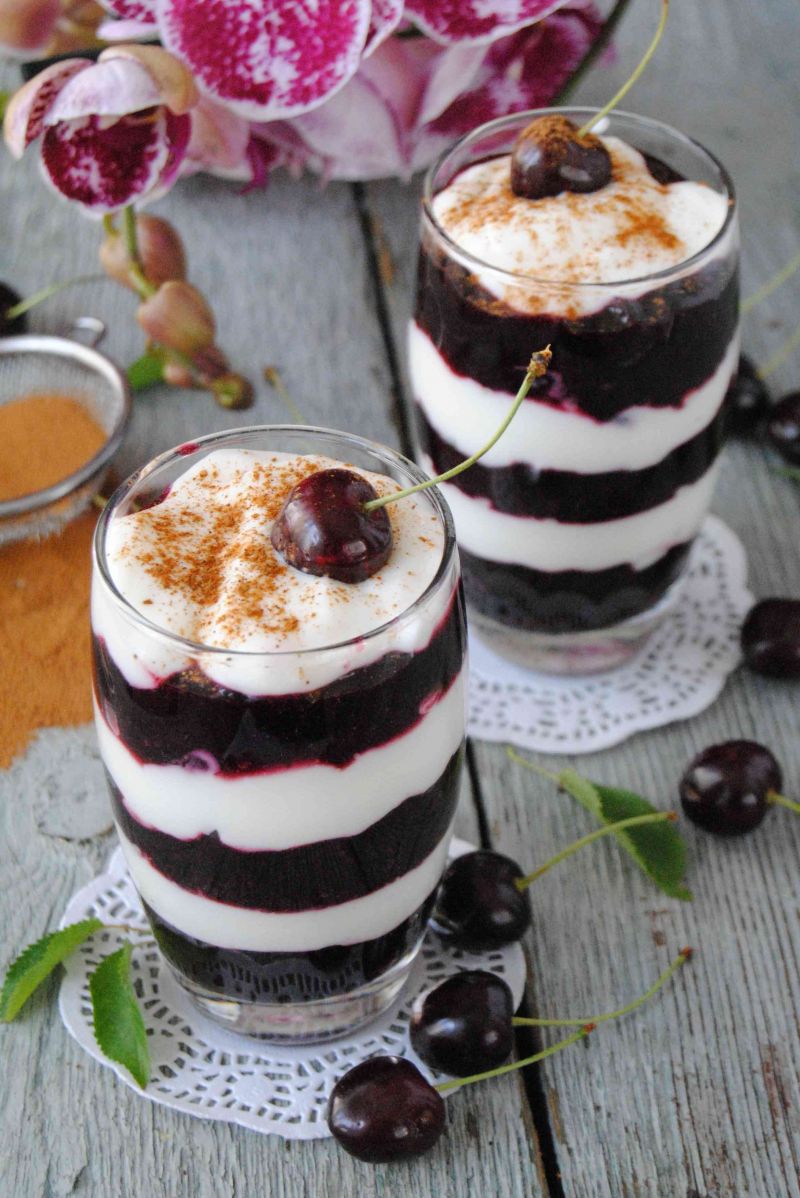 Deser czereśniowo- jogurtowy Deser czereśniowo- jogurtowy