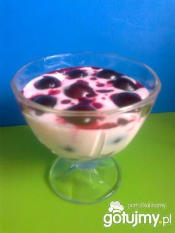 deser czereśniowy  deser czereśniowy