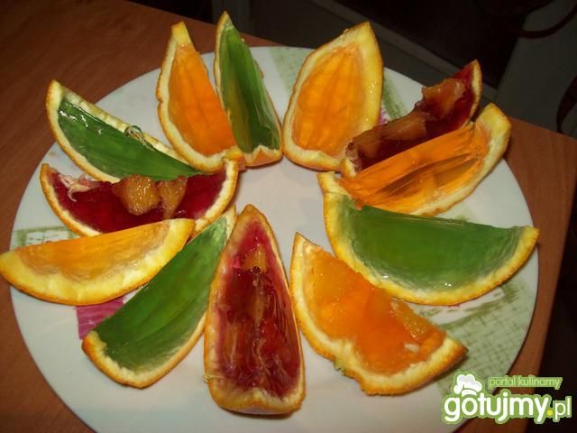 Deser galaretkowo- cytrusowy zawrót głow