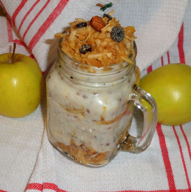 Deser jabłkowy z kaszą Deser jabłkowy z kaszą