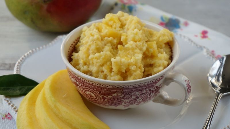 Deser jaglany z mango i kokosem (bez glutenu)