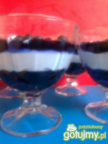 Deser jagodowo-jogurtowy  Deser jagodowo-jogurtowy