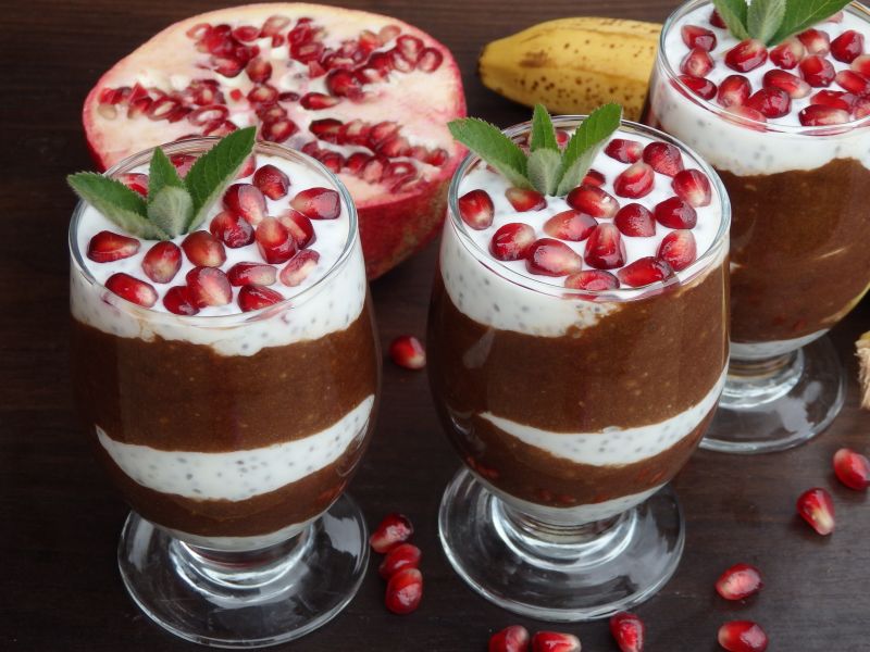 Deser jogurtowo-bananowy z chia Deser jogurtowo-bananowy z chia