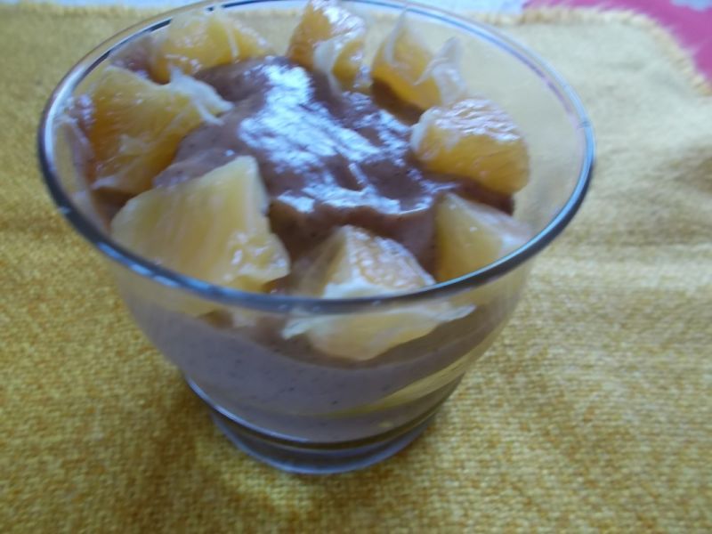 Deser kawowy z pomarańczą