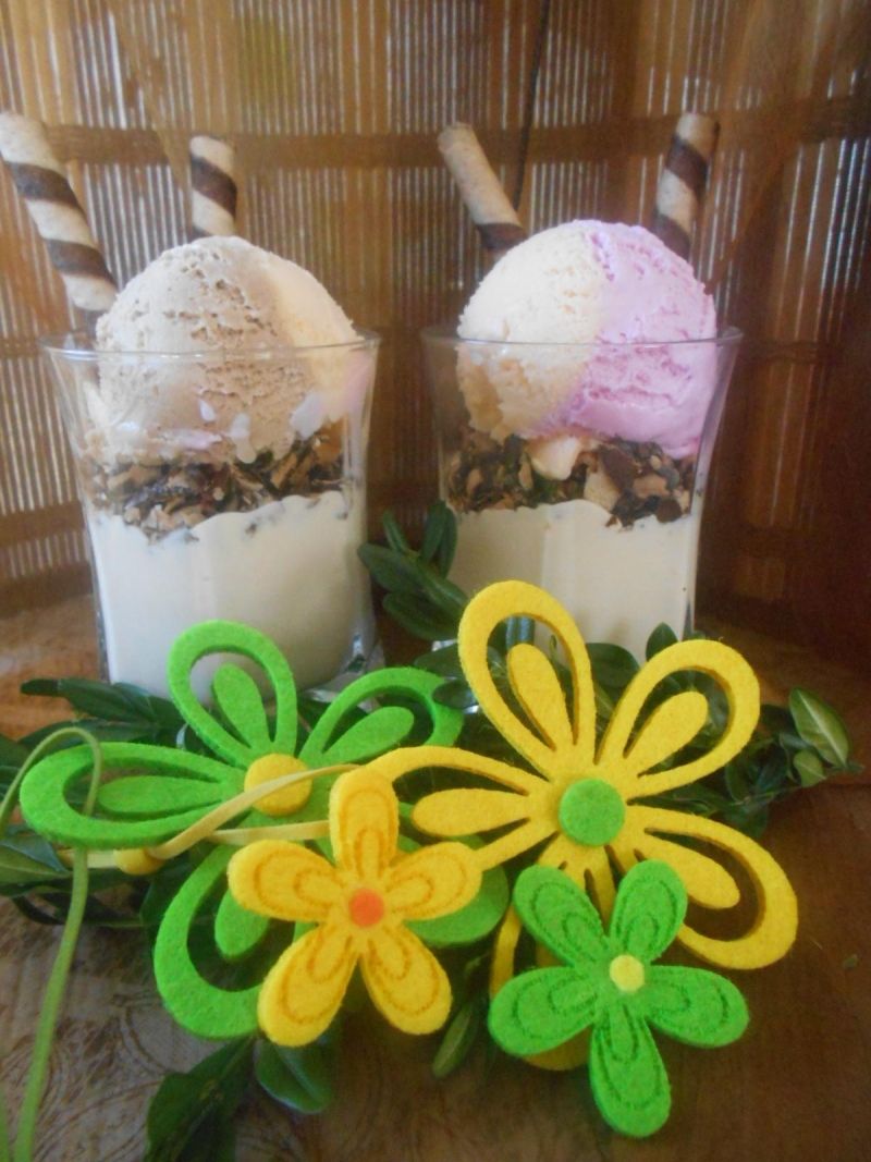 Deser krówkowy z lodami Deser krówkowy z lodami