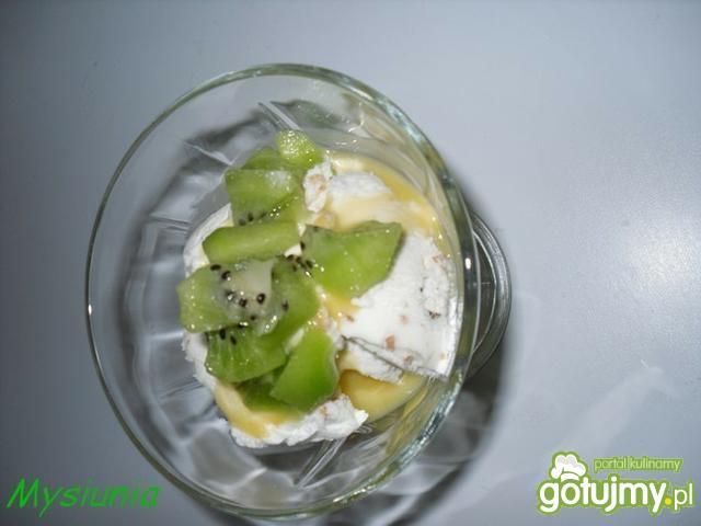 Deser lodowy z kiwi  Deser lodowy z kiwi
