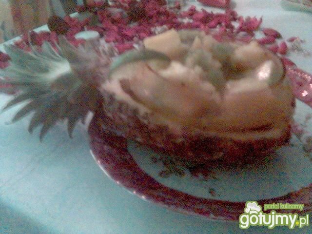 Deser lodowy z owocami Deser lodowy z owocami