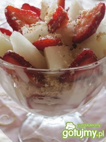 deser melonowo-truskawkowy