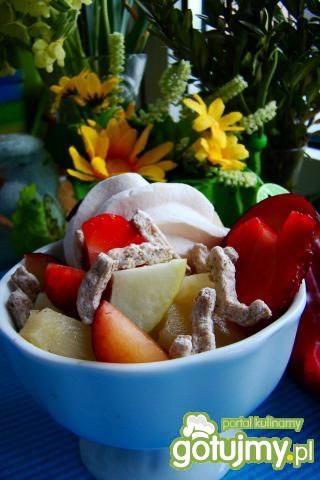 Deser owocowy z błonnikiem  Deser owocowy z błonnikiem