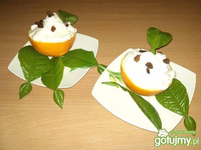 Deser Pół Pomarańczy