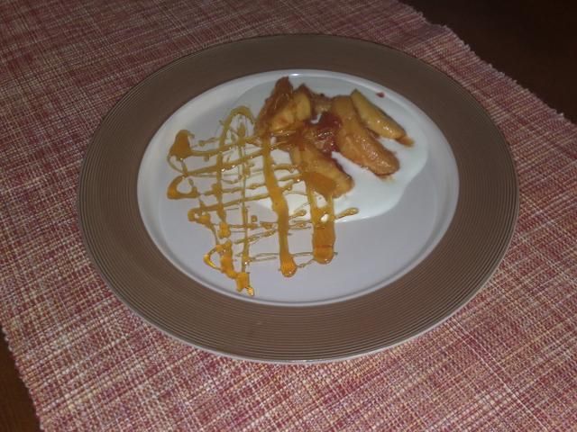 Deser pomarańczowo jabłkowy Deser pomarańczowo jabłkowy