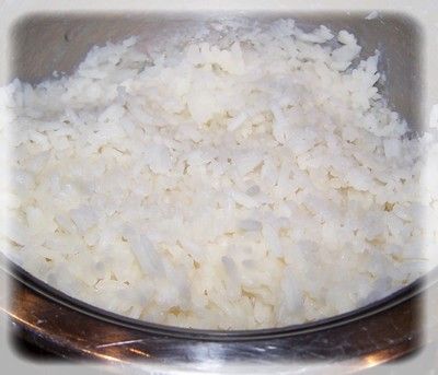 Deser ryżowy z rabarbarem