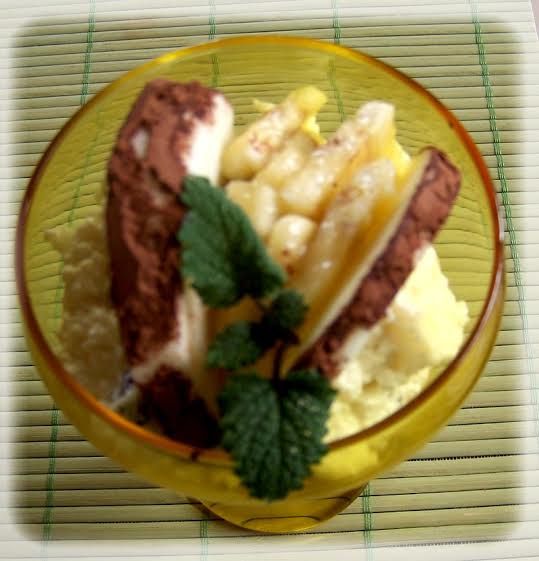 Deser serowy z jabłuszkiem