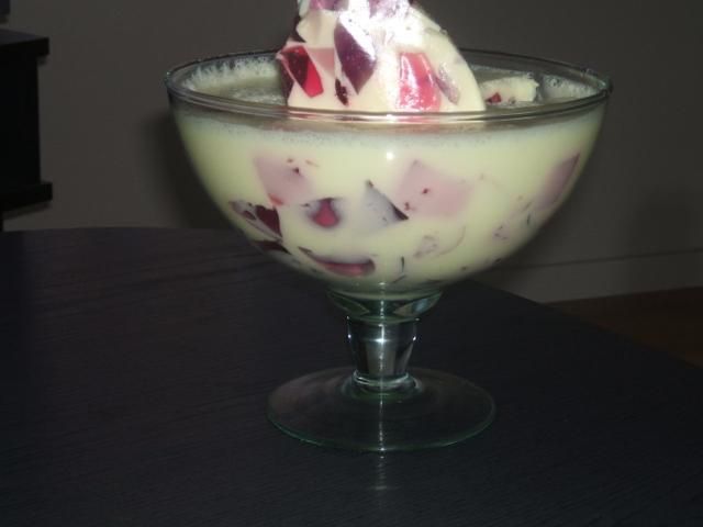 Deser śmietanowo-galaretkowy :-)