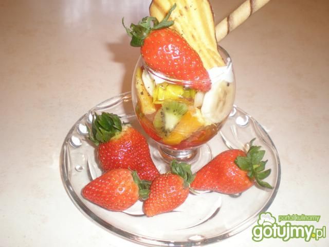 Deser truskawkowa pokusa Deser truskawkowa pokusa