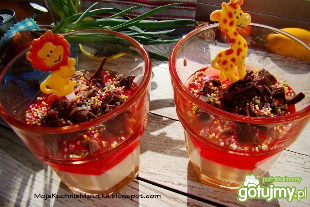 Deser truskawkowo - mleczny  Deser truskawkowo - mleczny