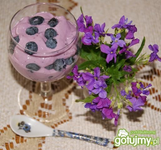 Deser z borówką amerykańską :