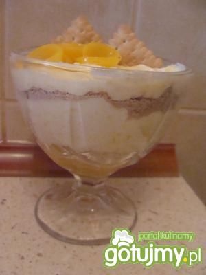 Deser z brzoskwiniami 2 Deser z brzoskwiniami 2