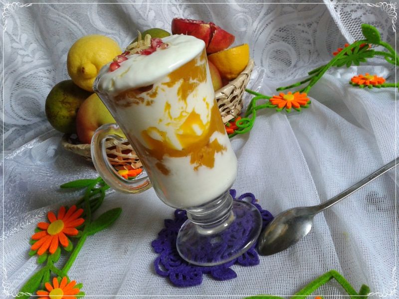 Deser z dynią w stylu fit