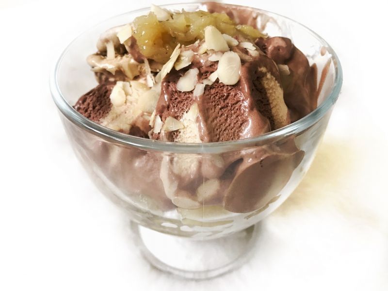 Deser z grillowanym bananem Deser z grillowanym bananem