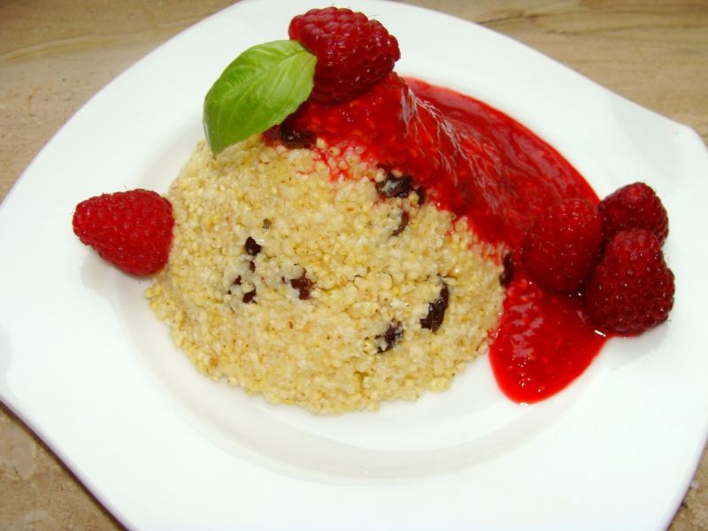 Deser z kaszą jaglaną