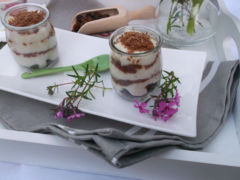 Deser z kaszy manny i czekolady