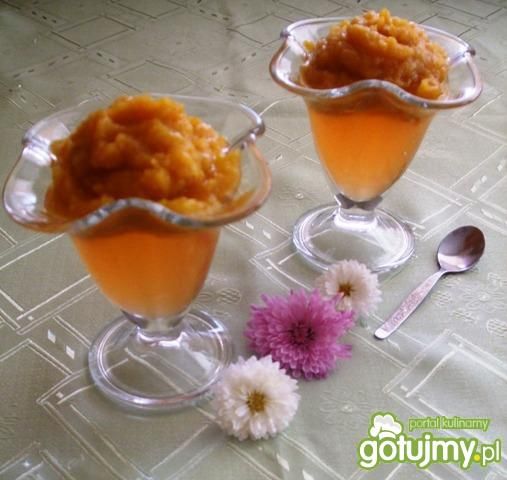 Deser z kisielem i musem dyniowym Deser z kisielem i musem dyniowym