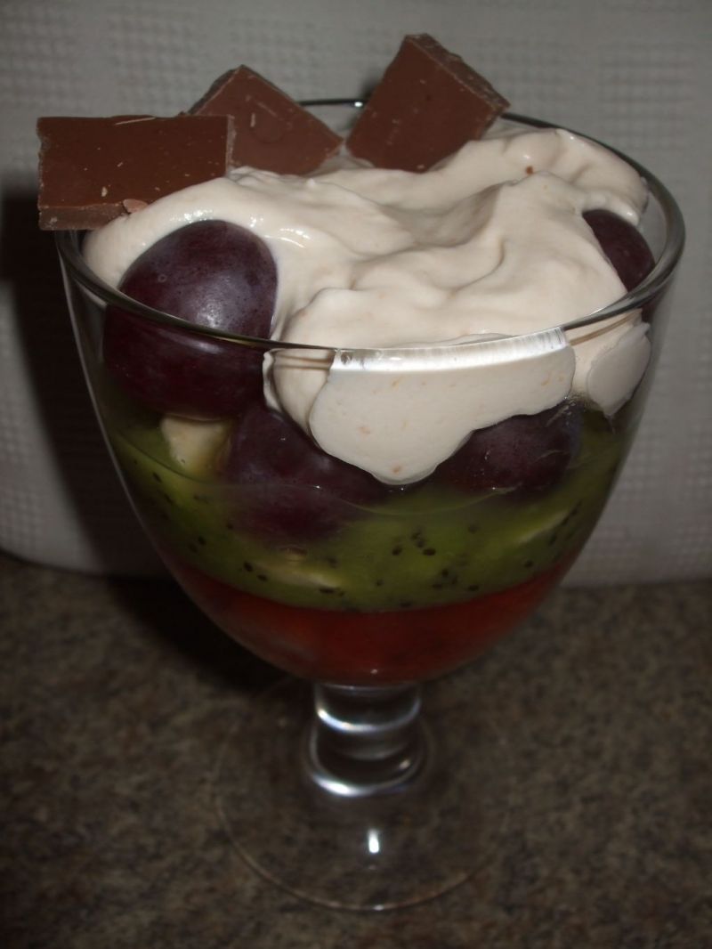 Deser z kiwi i jogurtem  Deser z kiwi i jogurtem