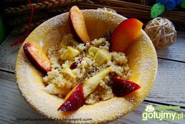 Deser z kuskusu i suszonego mango Deser z kuskusu i suszonego mango