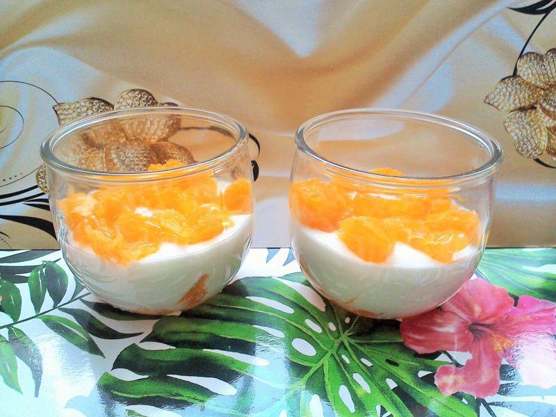 Deser z mandarynką Deser z mandarynką