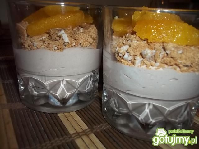 Deser z pomarańczami