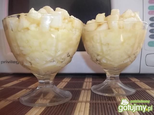 Deser z ryżem i gruszkami Deser z ryżem i gruszkami