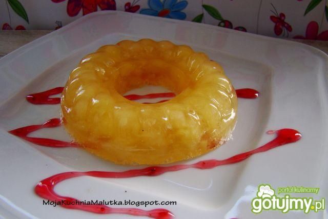 Deserowa galaretka z gruszek 