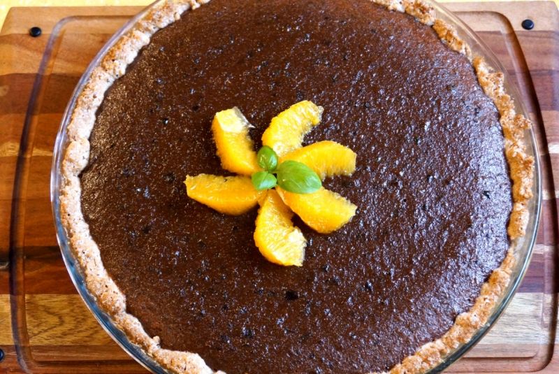 Deserowa tarta bakłażanowo-cukiniowa  Deserowa tarta bakłażanowo-cukiniowa