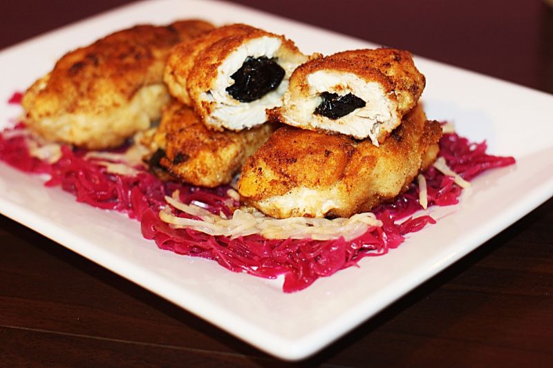 Devolay z serem i powidłami śliwkowymi Devolay z serem i powidłami śliwkowymi