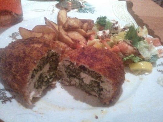 Devolay ze szpinakiem i serem feta