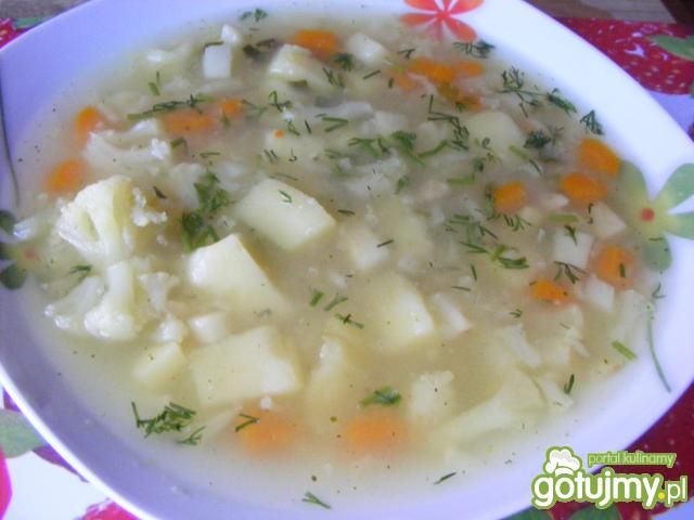 Dietetyczna kalafiorowa z koperkiem