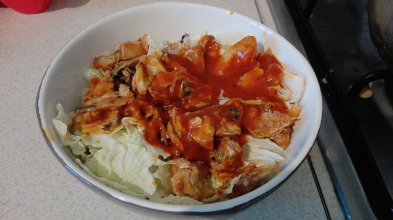 Dietetyczna sałatka z makrelą Dietetyczna sałatka z makrelą