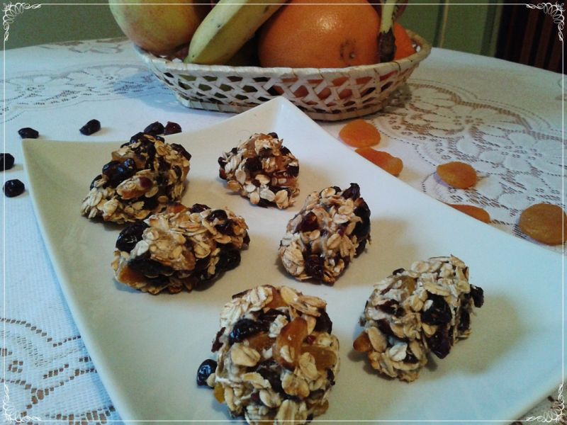 Dietetyczne ciasteczka z żurawiną