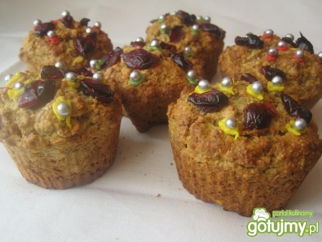 Dietetyczne Muffiny z mieszanki otrąb Dietetyczne Muffiny z mieszanki otrąb