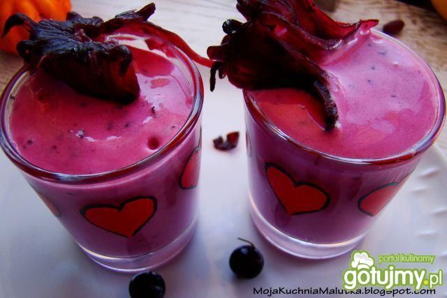 Dietetyczny deser z hibiskusa 