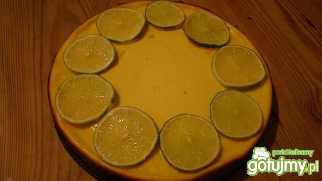 Dietetyczny sernik limonkowy Dietetyczny sernik limonkowy