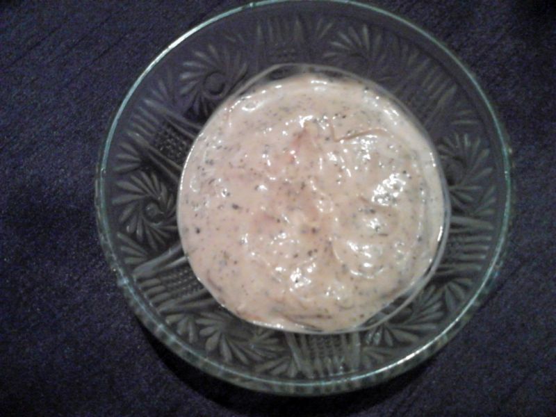 Dip majonezowo - ketchupowy